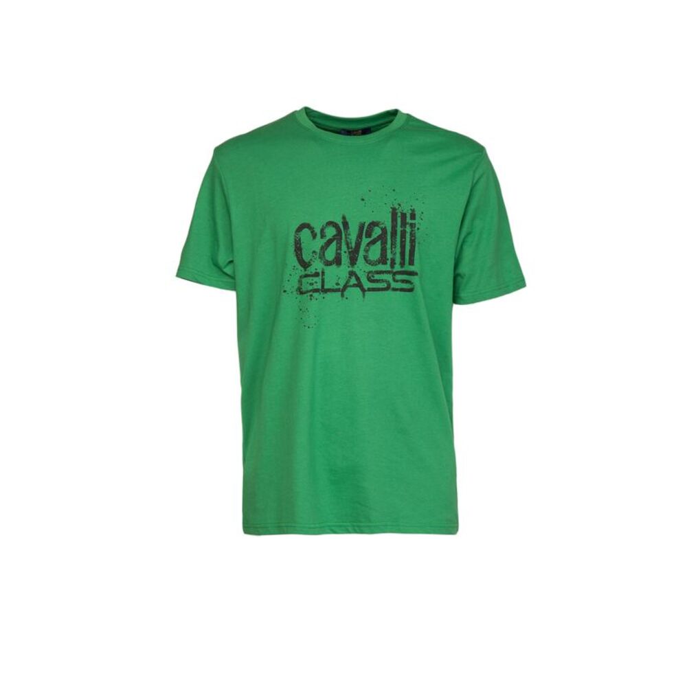 Cavalli Class  Spray Print Signature Fashion T-Shirt -